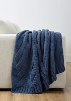 Herringbone Knit Throw Blanket