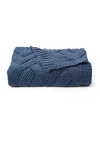 Herringbone Knit Throw Blanket