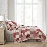 Celina Patchwork 100% Cotton Quilt-Sham Set