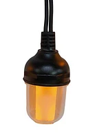 100-Light 10-Piece Lantern with Flicker Flame Light Set