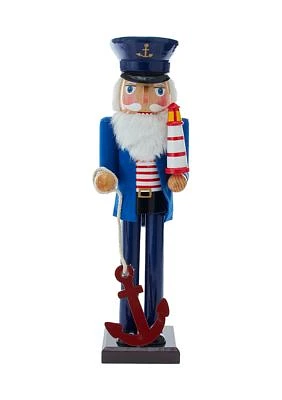 Sailor Nutcracker with Anchor and Lighthouse