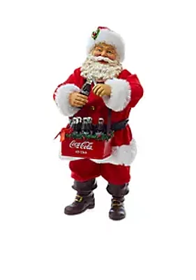 Kurt S. Adler Santa Opening Coke Tablepiece