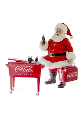 Kurt S. Adler Coke Santa Tablepiece
