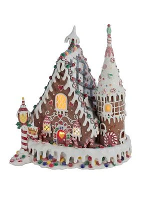 13'' Claydough Gingerbread Inn with C7 Bulb