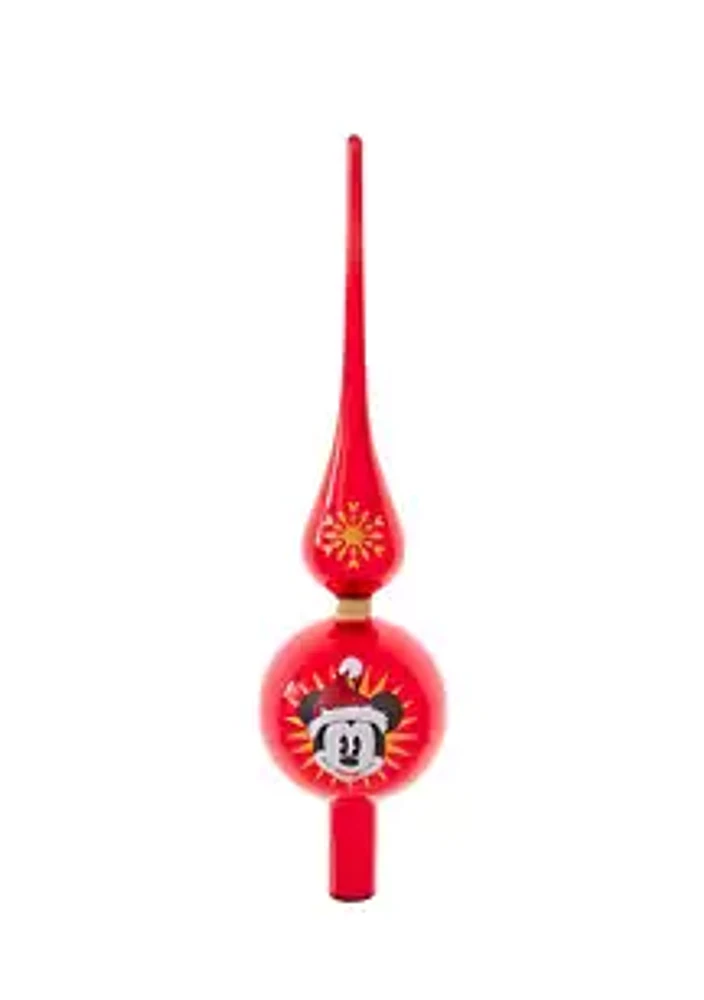 Kurt S. Adler 12" Mickey Glass Treetop