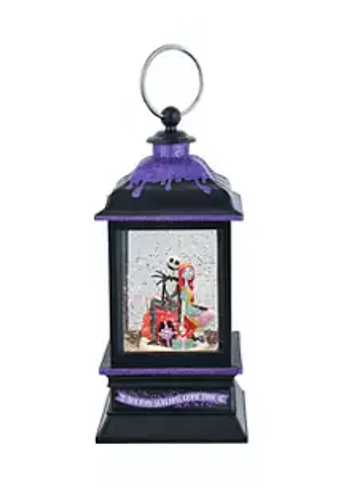 Disney 9-Inch Battery-Operated Disney© Nightmare Before Christmas Jack and Sally Spinning Musical Light-Up Lantern