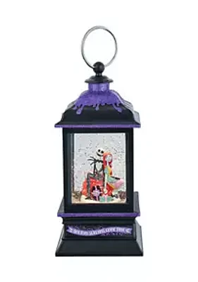 Disney 9-Inch Battery-Operated Disney© Nightmare Before Christmas Jack and Sally Spinning Musical Light-Up Lantern
