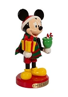 10-Inch Disney Mickey Mouse with Present Nutcracker