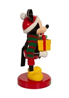 10-Inch Disney Mickey Mouse with Present Nutcracker