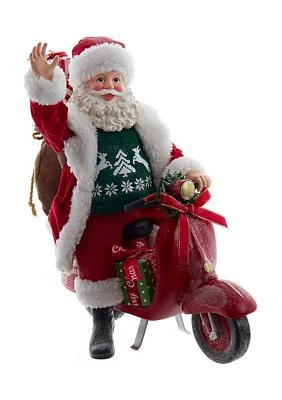 10-Inch Fabriché Santa on Scooter