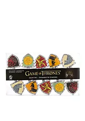 Kurt S. Adler UL 10-Light Game of Thrones Shield Light Set