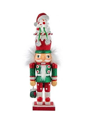 Snowman Hat Nutcracker