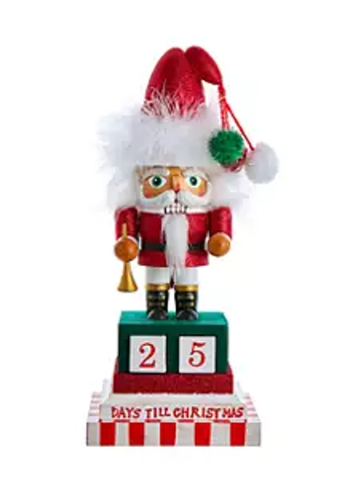 Kurt S. Adler 12-Inch Hollywood Countdown to Christmas Santa Nutcracker