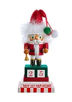 Kurt S. Adler 12-Inch Hollywood Countdown to Christmas Santa Nutcracker