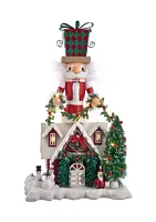 Kurt S. Adler 18-Inch Battery Operated Deck the Halls Musical LED Nutcracker