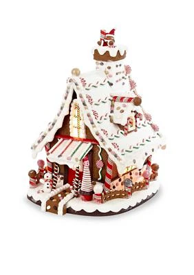 Lighted Gingerbread House