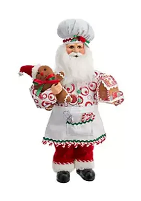 Kurt S. Adler Kringle Klaus Gingerbread Santa Baker