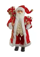 Kurt S. Adler 17-Inch Kringle Klaus Red Santa with Gifts