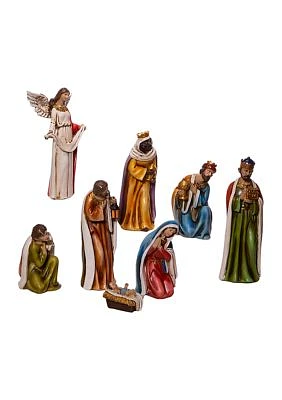 8.5-Inch Resin Nativity Table Set