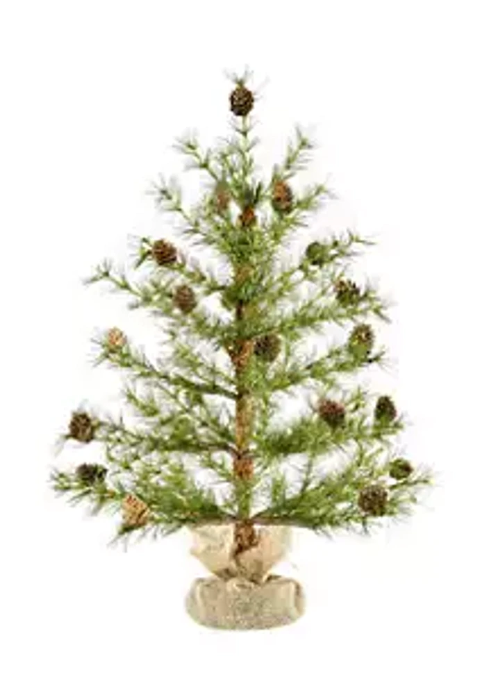 Kurt S. Adler 24-Inch Tree With Pinecone