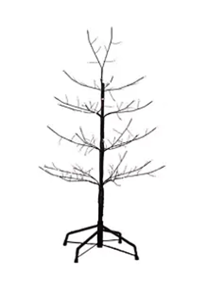 Kurt S. Adler Black Twig Tree with Twinkle Lights