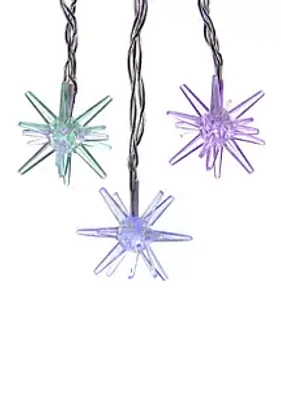 Kurt S. Adler  15-Light Starburst with RGB LED String Light Set