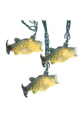 Kurt S. Adler 10 Light Bass Fish Set
