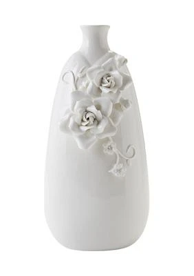 White Flower Vase