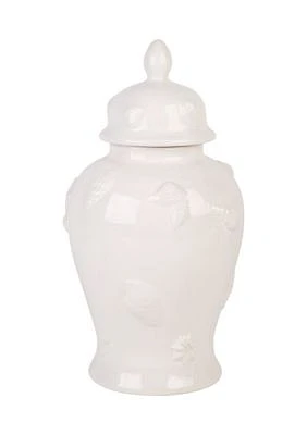 Shell Embossed Ginger Jar