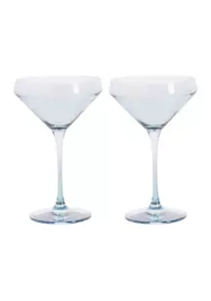 Home Essentials Martini Coupe Glasses