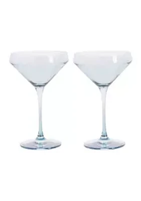 Home Essentials Martini Coupe Glasses