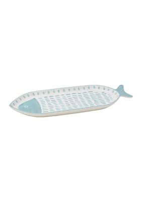 Ocean Sunrise Fish Shape Platter