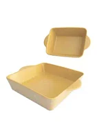 Baum Brothers Orla Yellow 2-Piece Bakeware Set