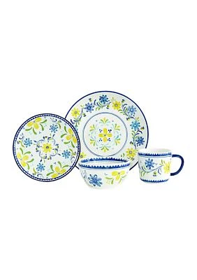 Tuscany 16 Piece Stoneware Dinnerware Set 