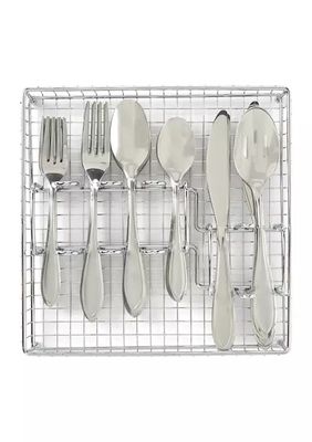 Yardena Sand 42-Piece Flatware Set with Buffet - Service for 8