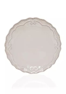 Capri Gray Dinner Plate