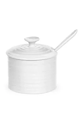 Portmeirion Sophie Conran White Conserve Pot with Spoon