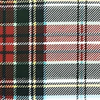 White & Red Tartan Noel Small Rectangular Tray