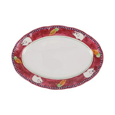 Melamine Campagna Porco Oval Platter