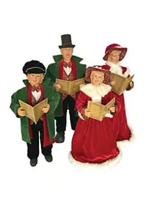 Santa's Workshop Dickens Carolers Set Of 4