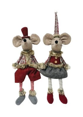 Plaid Mice Set of 2