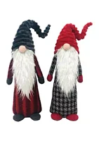 Santa's Workshop Tall Xmas Gnomes Set of 2