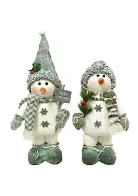 Santa's Workshop Cheery Snowmen 2 assorted