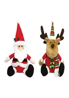 Santa's Workshop 8 Inch Christmas Guys - Set of 2