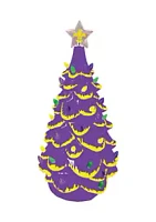 Santa's Workshop 14 Inch Mardi Gras Tree