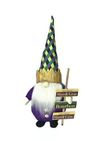 Santa's Workshop Mardi Gras Gnome