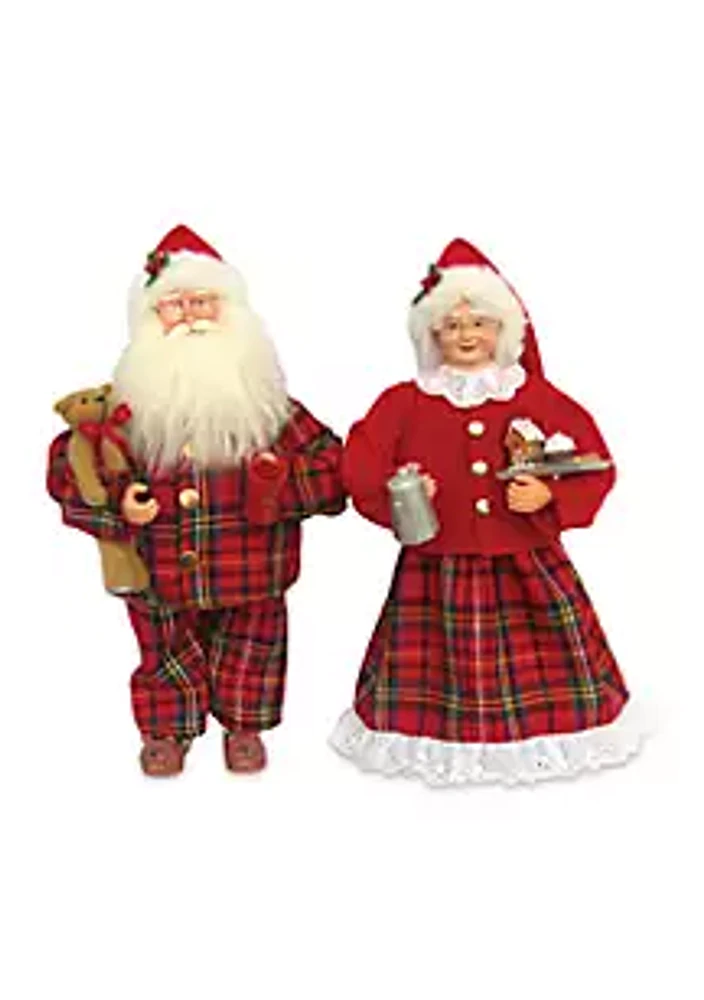 Santa's Workshop Pajama Clauses- Set of 2