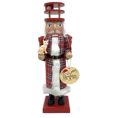 14 inch Cat Lover Nutcracker