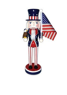 14-inch Stars and Stripes Nutcracker