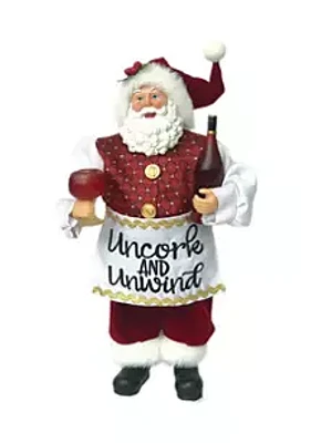 Santa's Workshop Uncork and Unwind Santa